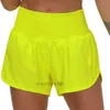 Lu-18 Szybkie sporty sporty gorące gorące szorty damskie swobodne fitness Fake dwuczęściowy lekki dowód na jogę legginsy biegające motocykl golfowy pantkhhh