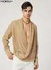 Koszule męskie Inden Tops w stylu amerykański moda męska jasne paski bluzka bluzka swobodny kolorowy kolor długi rękawy S-5xl 230901