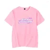 メンズTシャツITZY JEON SOMI TEEシャツ2023ゲームプランファーストフォワードロゴマーチプリントユニセックスファッションカジュアルKPOP Tシャツ