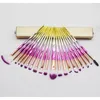 Makeup Brushes 20PCS Brush Set Diamond Eye Shadow Colorful Gradual Beauty Make-up Tools Maquillage Cosmetics Accessories