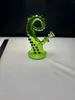 Groene Octopus Bong Waterpijpen Waterpijpen Voor Roken Olie Brander Ong Zwaartekracht Waterpijp Siliconen Bong Rig Ash Catcher Waterpijpen Roken accessoires