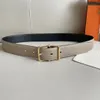 Classics Men Belts Designer Mens and Woman Fashion Togo Leather Classic Reversible Black Brown H Gold Silver Buckles 38 cm HT0685