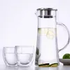 Bowls Iced Tea Convenient Pitcher Lid Stainless Steel Daily Use Water Teapot Jug Cover Supplies Bottle Glass