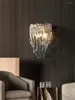 Wandlamp Nordic Ijzige Hangende Glazen Lampen Woonkamer Badkamer Spiegel Schansen Verlichting Moderne Slaapkamer Home Deco Verlichtingsarmaturen