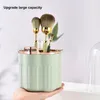 Storage Boxes Transparent Useful Rotating Cosmetic Brush Box 360 Degree Rotation Container Waterproof Household Products
