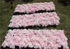 Fiori decorativi SPR -Rosa chiaro-10 pz/lotto Seta artificiale Fiore di rosa Parete Occasione di matrimonio Sfondo Decorazione prato/pilastro