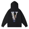 VLONE Felpe da uomo nuove Felpa con cappuccio casual classica Tendenza moda per uomo e donna Felpa con cappuccio O-collo Pullover in cotone semplice a maniche lunghe DM VL143