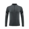 2023 frühjahr Neue Half Zip Langarm Sweatshirt männer Fitness Tragen Running Training T-shirt