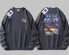 NASA Solar Graphic Hoodie Men Tracksuit Unisex Lång ärm Crew Autumn Blend Print Sweatshirts Pullover