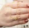 Hänge halsband rostfritt stål smycken guldkedja arabiska namn halsband för kvinnor anpassade personliga teckensnitt hänge halsband eid gåva islam gåva 230901