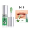 Lip Gloss Transparent Oil Glass Lipgloss Long Lasting Non-sticky Moisturizes Tint Plumper Care Serum Primer Big Brush Head