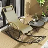 Mobilier de camping en plein air chaise à bascule décontractée sieste loisirs délicat au toucher confortable oscillant ferme et durable frais respirant