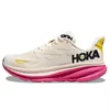 Hoka Speed ​​Goat 5 Kid Shoes Clifton 9 Kids Baby Low Sneaker Black Whood Orange Amber Gotblin Blue Gray Outdoor Shoes Size 26-35