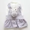 Hondenkleding Planet Katoenen rok Huisdierenkleding Zomerjurk Vest Kat Puppy Bruiloft Bloemenkleding voor honden Teddy