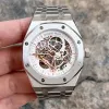 Fashion handkerchief 2022 new men's Cutout automatic chain mechanical watch sapphire glass stainless steel watchband 30 mete