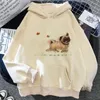 Dameshoodies Pug Dames Winter Fleece Grappig zweet Y2k Pullover Hood Esthetische pulls