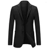 Men's Suits Wool Suit Jacket For Man High Quality Slim Fit Fashion Korean Full Sleeve Double Faced Size M-4XL