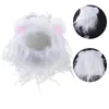 Costumi per gatti 1PC carino leone criniera parrucca cappello divertenti animali domestici vestiti cap fantasia festa cani costume cosplay gattino cucciolo con orecchie accessori