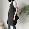 Women's Vests 2023 Autumn Style Korean Fan Simple And Thin Temperament Fashion Mid-length Suit Vest Women