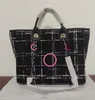 Sac fourre-tout sur toile Sac de créateur de lady Cool Practical grande capacité croix croix du corps Bodage Hands Great Coin Square 2 pièces Purse Perle Garbage Sac à ordures