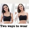 Yoga-outfit Plus-maat beha Push-up voor vrouw Bralette Lingerie Sexy zwarte grote damesbeha-intimates