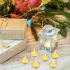 Candle Holders 20 Pcs Empty Cup Delicate Holder Decorative Candleholders For Home Chic Elegant Metal