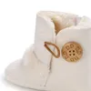 Baskets automne hiver bébé bottes infantile filles garçons chaud mode chaussures solides avec des balles floues premiers marcheurs enfant chaussures 0-18 M 230901