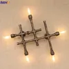 Duvar lambası IWHD Modern Vintage Loft Metal 5 Kafalar Hafif Retro Demir Ülke Tarzı E27 Edison Sconce Armatürleri 110V/220V