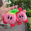 INS Bonito Morango Kirby Chaveiro De Pelúcia Joias Mochila Ornamento Crianças Brinquedo Presentes Cerca de 12cm