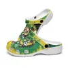 scarpe scritture fai da te pantofole uomo donna verde modello personalizzato scarpe da ginnastica da esterno sneakers 38-102226