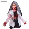 Autres fournitures de fête d'événement Halloween Props Latex suspendu torse coupé en caoutchouc peau sans membres demi-corps cadavre maison hantée Decorat 230901