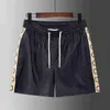 Mens Summer Designer Shorts Casual Sports Pants Summer Quick Drying Mens Beach Pants Black and White #12