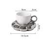 Tazas Platillos Conjunto De Nubes Sala De Desayuno Creativa Decoración Linda Decoración Hecha A Mano Taza De Escritorio Y Platillo De Taza De Café De Cerámica Hogar