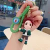 6 Styles Cute Anime Keychain Charm Key Ring Lovely Japanese Classic Animes Doll Couple Students Personalized Creative Valentine's Day Gift A1 DHL