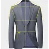 Men's Suits 2023 Spring Casual Linen And Cotton For Men Leisure Simple Clothing Solid Color Blazers Jackets Oversize D34