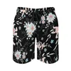 Men's Shorts Floral Print Board Flowers Design Art Hawaii Short Pants Males Pattern Sportswear Fast Dry Beach Trunks Gift Idea