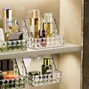 Boîtes de rangement Boîte de maquillage de la salle de bain Pet Salle de bain Cosmetic Gua BI 87G Diamond Pattern Repstick Rack