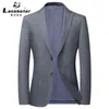 Men's Suits 2023 Spring Casual Linen And Cotton For Men Leisure Simple Clothing Solid Color Blazers Jackets Oversize D34