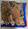 Eşarp Erkekler ve Kadınlar Büyük Boy Şalları Acquves Tasarımcı Leopar Baskı Dizisi Şal Kalınlaştırılmış Kare Eşarp Sıcak Pamuk Keten Şal 130x130cm