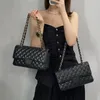 Hot Designer Bag Bolsa Embreagem Ombro Cadeia Flap Mulheres Sacos Letras Duplas Sólidas Hasp Cintura Carteira Verifique Velour Thread Bolsa Square Stripesluxury Bolsas L5