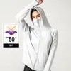 Vestes Femmes Séchage rapide Femmes Été Vêtements de protection solaire Sport de plein air Preuve UV Respirant Manches longues Sun Block Veste à capuche UPF50 230901