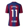 23 24 Maillots de football PEDRI Barcelone LEWANDOWSKI GAVI Kit ANSU FATI FERRAN RAPHINHA F. DE JONG Gundogan Camiseta de Futbol Chemise de football Hommes Kits Uniformes