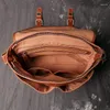 Briefcases Leather Shoulder Bag For Men And Women