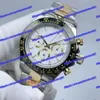 Med original Box Men's 40mm Automatic Mechanical Watch 116500 126503 All rostfritt stål keramisk klocka fällbar spänne vattentät superljus safirklockor