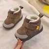 Turnschuhe Säugling Kleinkind Stiefel Winter Baby Mädchen Jungen Schnee Stiefel Warme Plüsch Outdoor Weichen Boden Rutschfeste Kinder Stiefel Kinder schuhe 230922