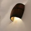 벽 램프 산업용 아메리칸 와인 배럴 목재 조명 침실 팔러 레스토랑 주방 통로 바 장식을위한 E14 LED E14