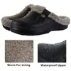 Men Comwarm Soft Home Warm Women Plush For Female Clogs Outdoor Waterproof Non-slip Cotton Slippers 46-47 230901 57