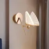 Lampa ścienna Nordic Creative Butterfly Lights Ketonia nowoczesne lampy LED Oprawy dekoracyjne do domu