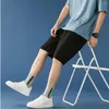 Short d'été pour hommes, décontracté, doux pour la peau, confortable, couleur unie, sport, course à pied, plage, survêtement, MPD09