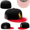 Ready Stock Mexico Mens Baseball Fitted Hats Classic Black Color Hip Hop Chicago Sport Full Closed Design Caps baseball cap Chapeau Stitch Heart Love Hustle Flowers